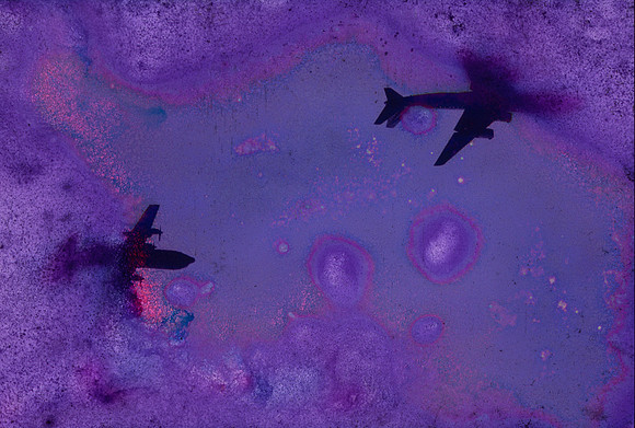 Flying over Purple Haze