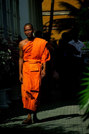 The monk's brand new robes